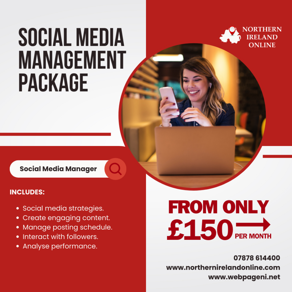 Social Media Management AD Northern Ireland Online
