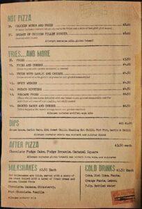 vorrei la pizza Carrickfergus Menu