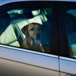 dog in a hot car