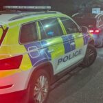 Police checkpoint in Strabane