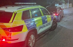 Police checkpoint in Strabane