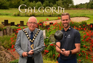 “Ryder Cup golfers at Galgorm Castle course during NI Legends even