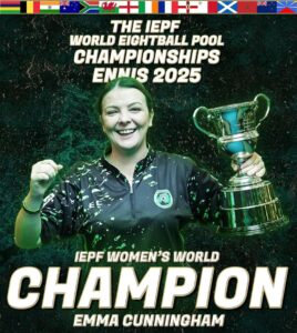 Emma Cunningham IEPF champion