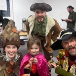 Families enjoying The Wandering Stick’s Festive Adventure at Gortin Glen Forest Park.