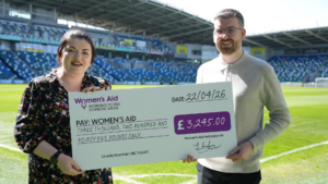 NIFL Donates £3,245 to Women’s Aid