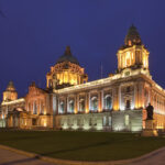 Belfast City Hall at dusk