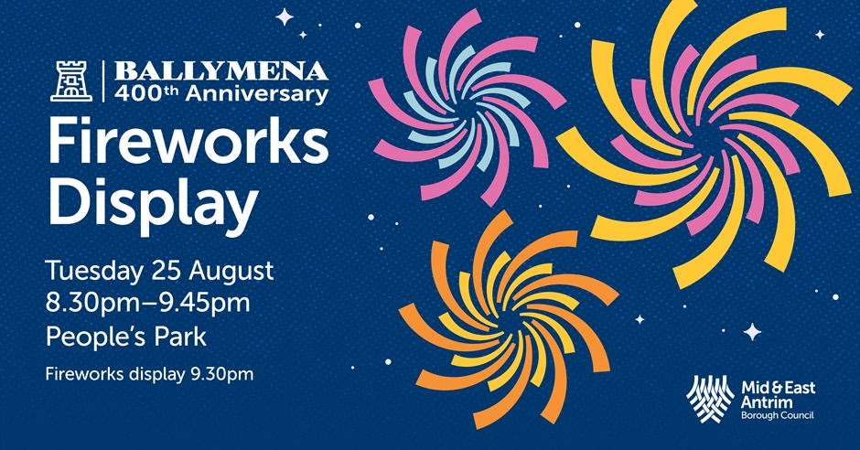 Ballymena 400 Fireworks Display Event image