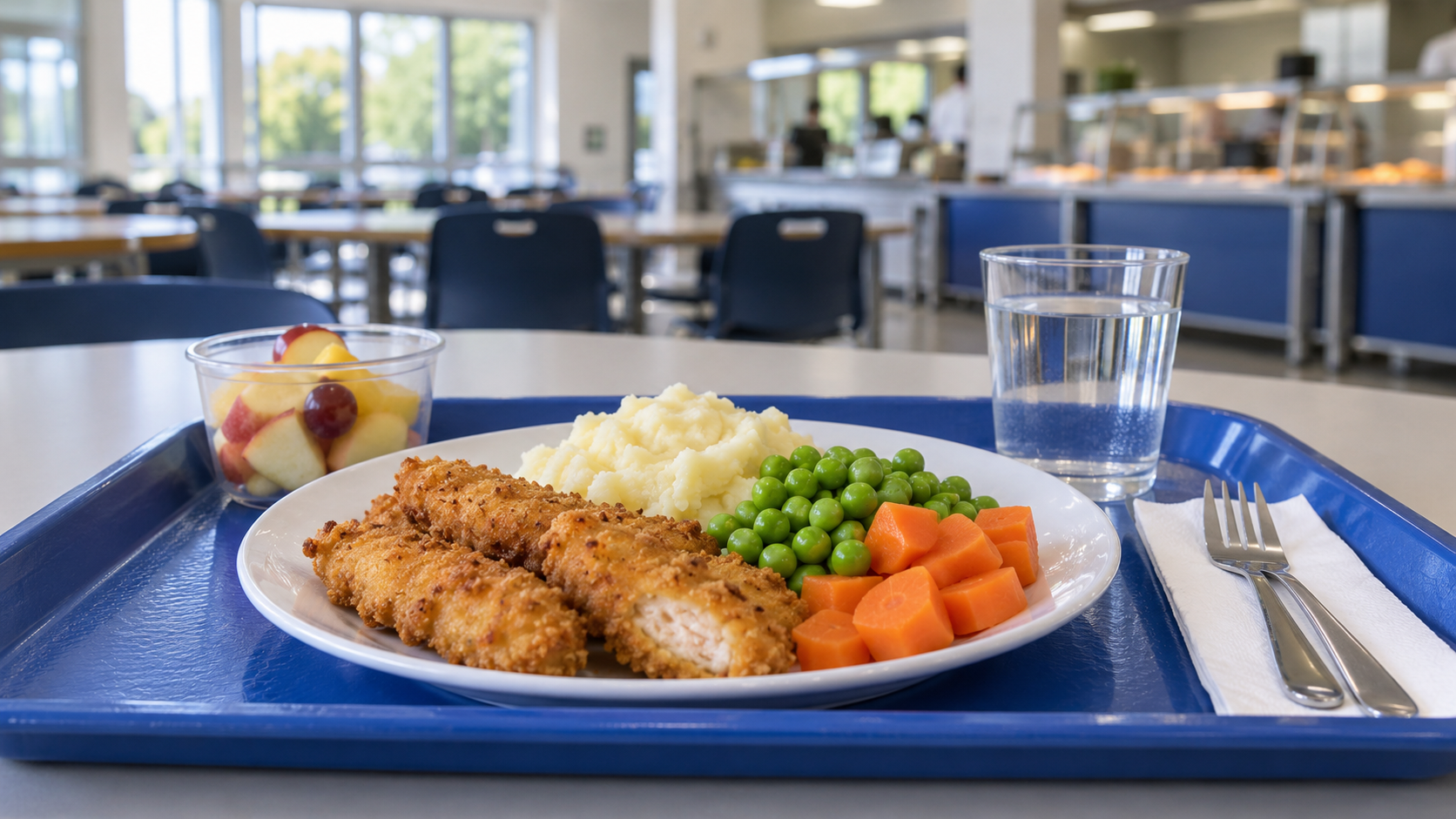 School meal banner