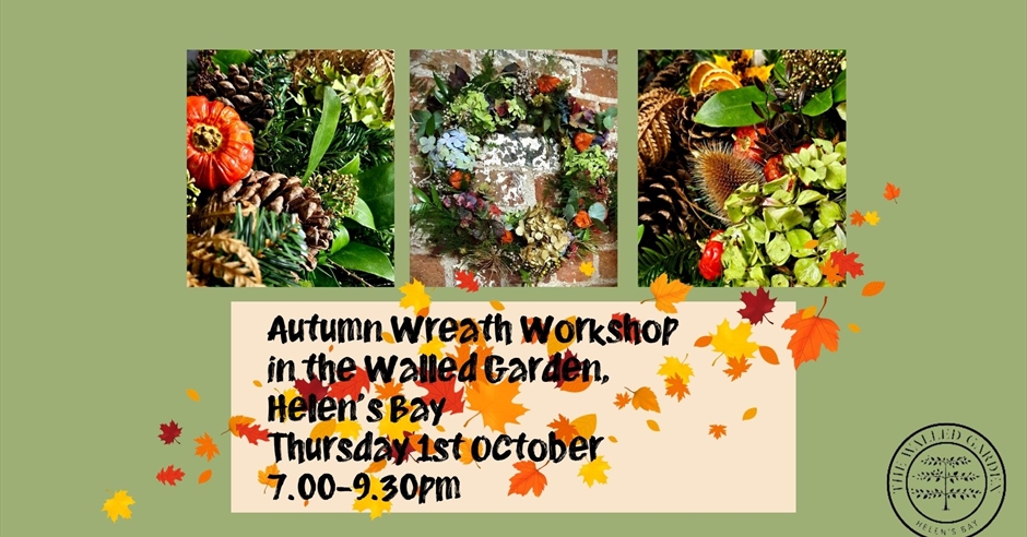 Autumn Wreath Workshop in the Walled Garden Event image