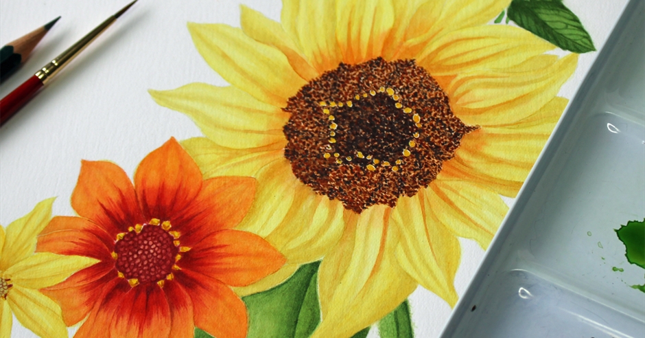 Botanical Watercolour Illustration at the Walled Garden Event image