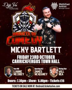 Knights of Comedy presents Mickey Bartlett Event image