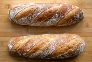 Illustrative bread; not a photograph of Ballymena market or its traders.